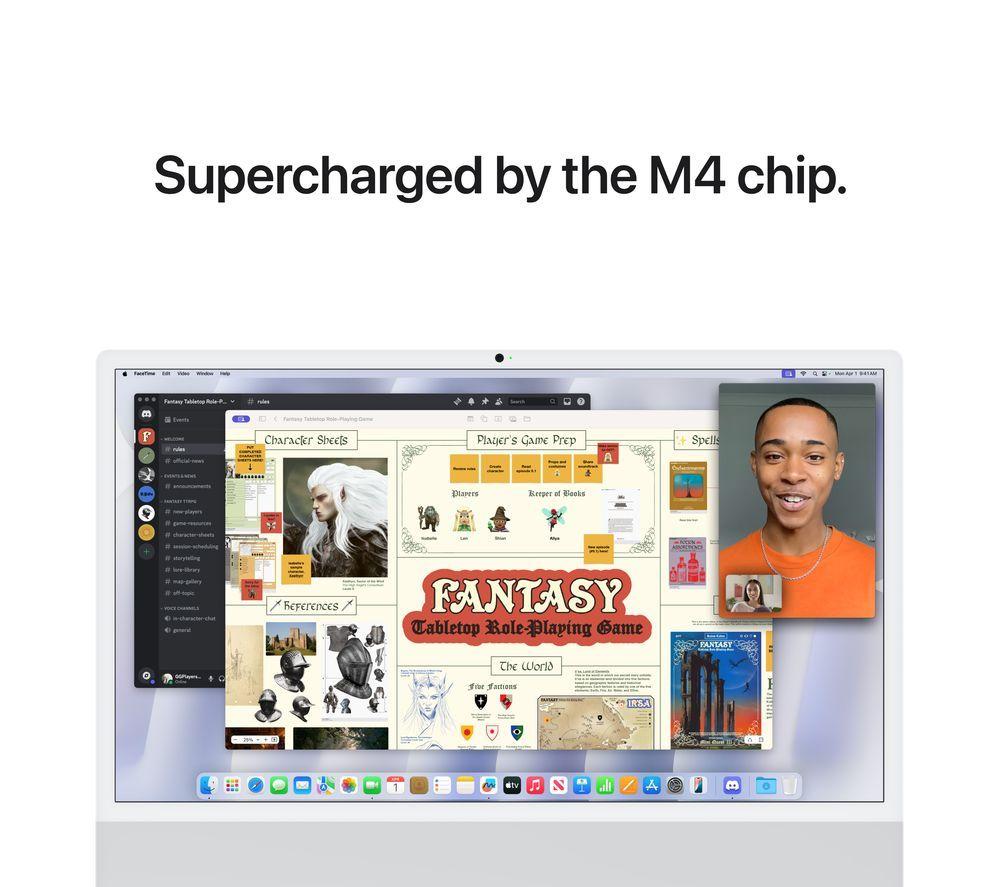 APPLE Refurbished iMac 4.5K 24" (2024) - M4, 256 GB SSD, Silver (Excellent Condition) image number 6 of 9