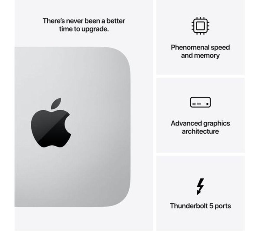 APPLE Refurbished Mac Studio - M4 Max, 512 GB SSD, Silver, (Excellent Condition) image number 8 of 9