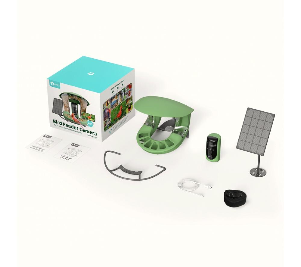 BIRDFY Feeder 2 Pro Smart Camera Bird Feeder with Solar Panel - Green image number 8 of 8