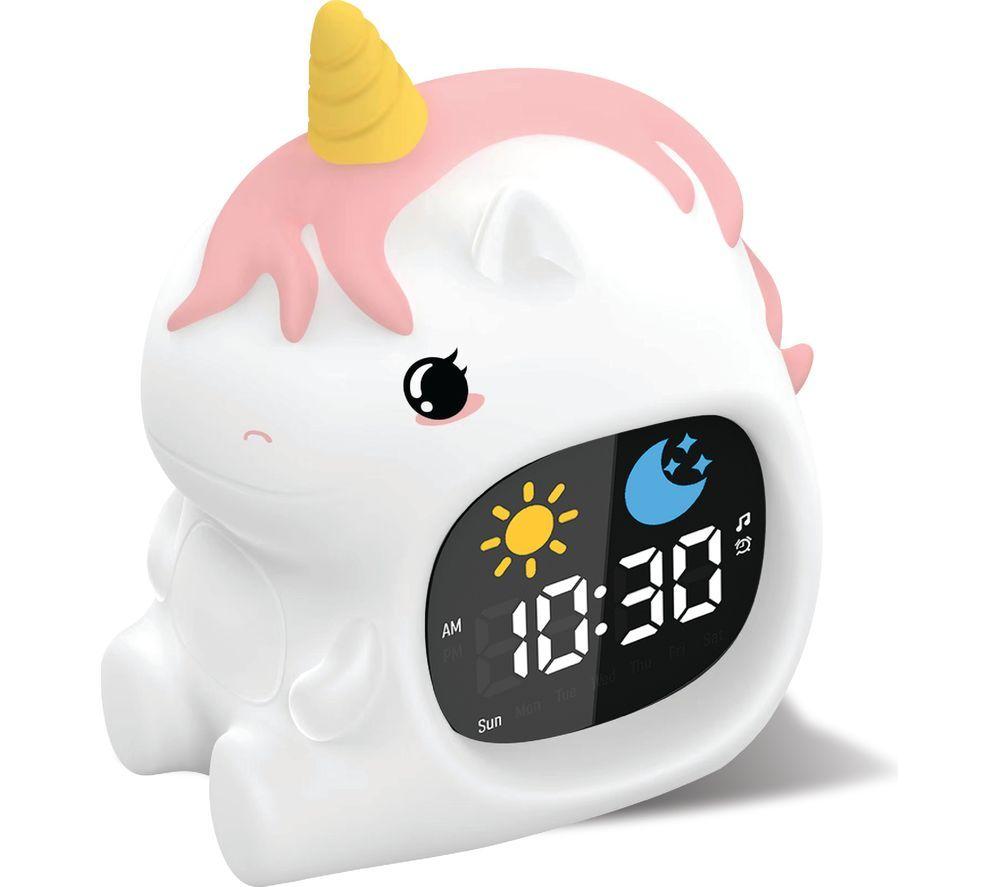 GROOV-E Cuties LED Night Light with Sleep Training Alarm - Unicorn image number 2 of 3