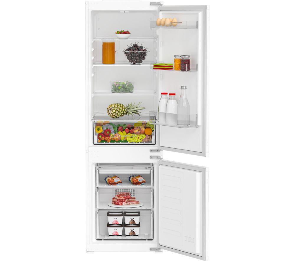 INDESIT No Frost KINH 1271 B4UK 70/30 Integrated Fridge Freezer - Sliding Hinge