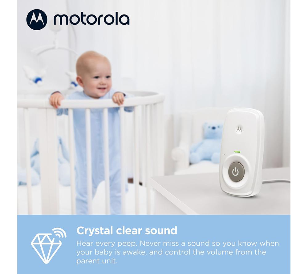 MOTOROLA AM21 Audio Baby Monitor - White image number 6 of 7