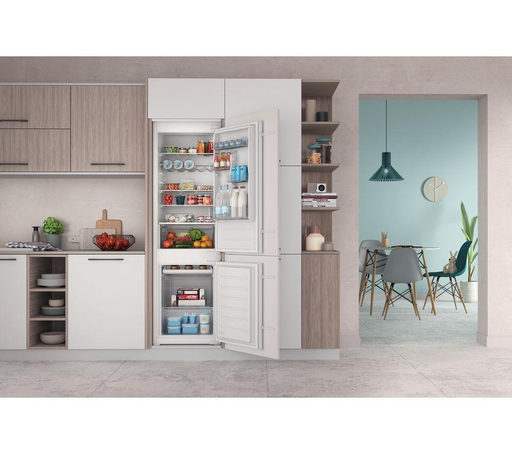 INDESIT Push&Go INC18D011B1 70/30 Integrated Fridge Freezer - Sliding Hinge image number 5 of 8