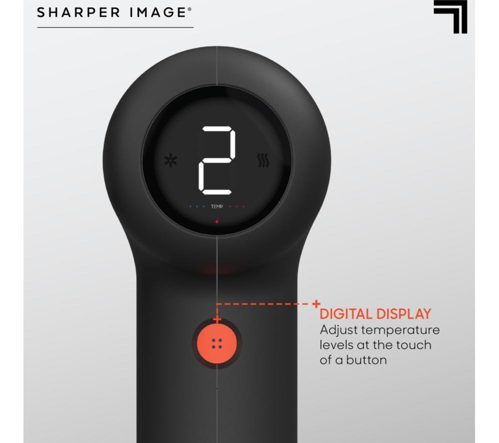 SHARPER IMAGE Powerboost Pro Plus Hot and Cold Massager - Black image number 4 of 7