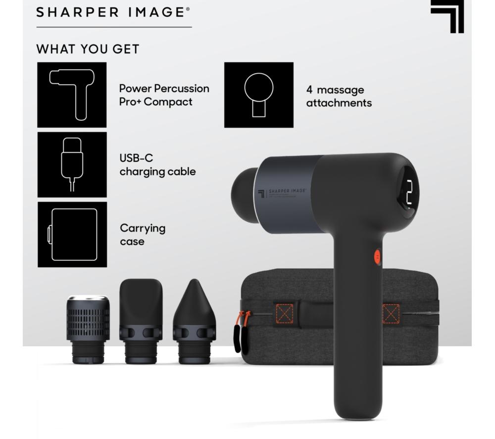 SHARPER IMAGE Powerboost Pro Plus Hot and Cold Massager - Black image number 5 of 7