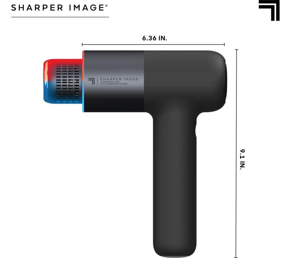 SHARPER IMAGE Powerboost Pro Plus Hot and Cold Massager - Black image number 6 of 7