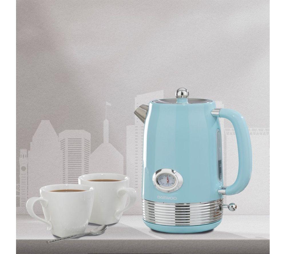 DAEWOO Denver SDA2848GE Jug Kettle & 4-Slice Toaster Bundle - Sky Blue image number 4 of 6