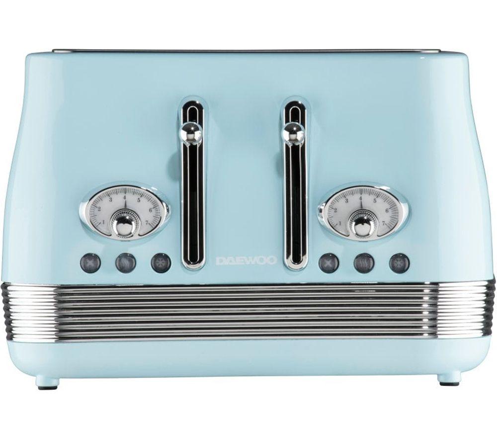 DAEWOO Denver SDA2848GE Jug Kettle & 4-Slice Toaster Bundle - Sky Blue image number 6 of 6