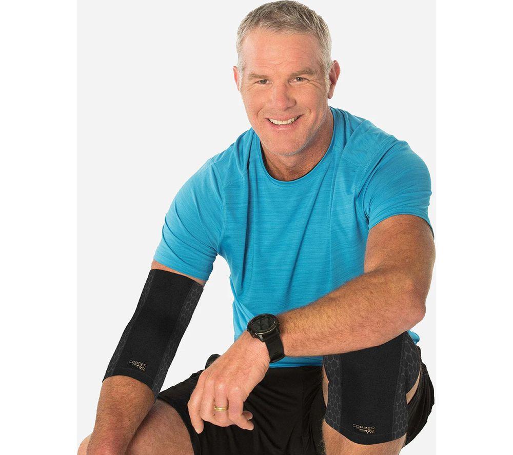 COPPER FIT Freedom Elbow Compression Sleeve - Large, Black image number 5 of 5