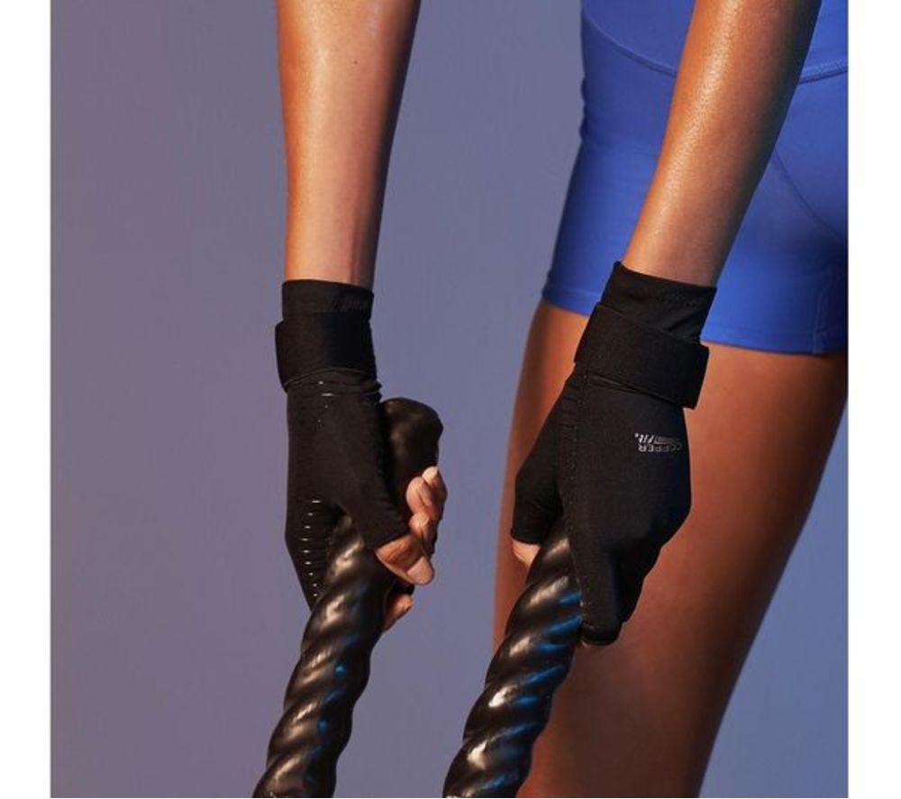 COPPER FIT Hand Compression Gloves - Large / Extra Large, Black image number 2 of 6