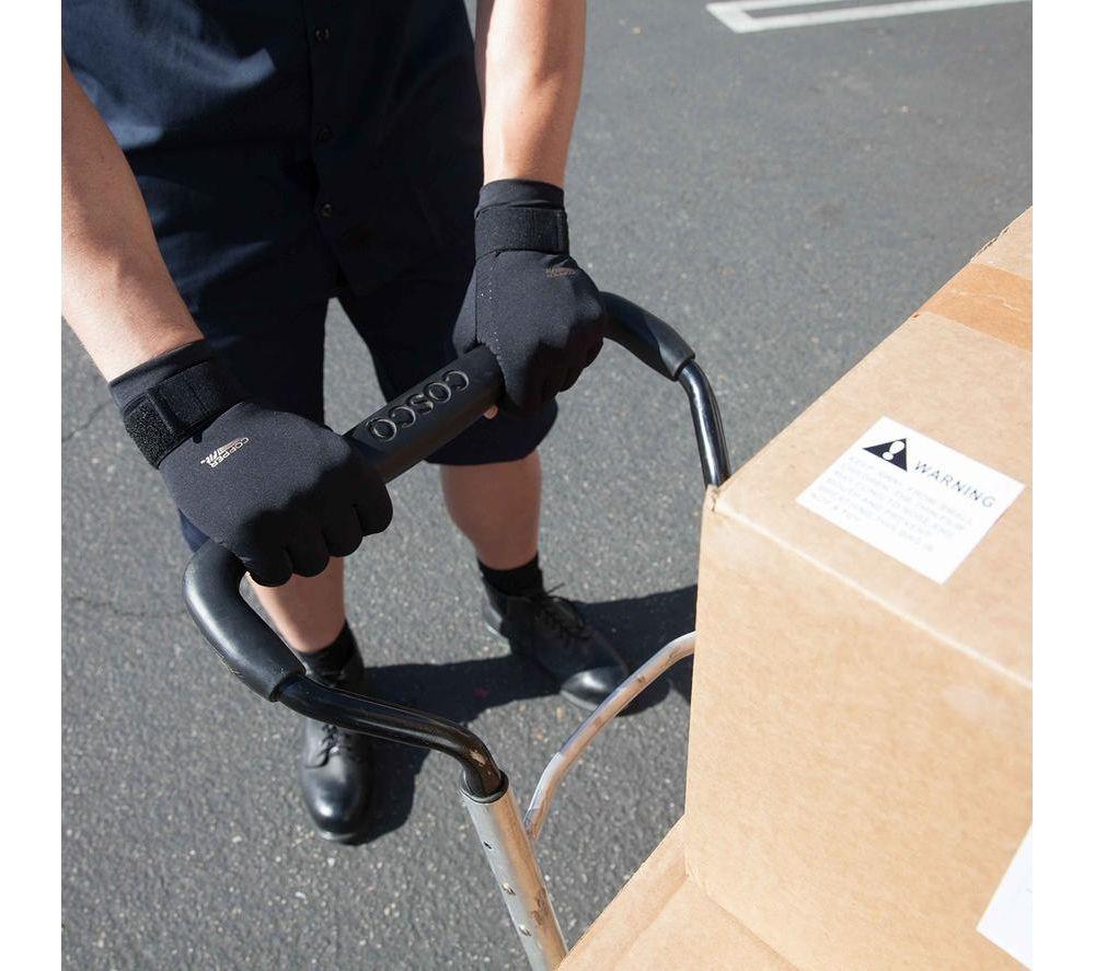 COPPER FIT Hand Relief Compression Gloves - Small / Medium, Black image number 6 of 11