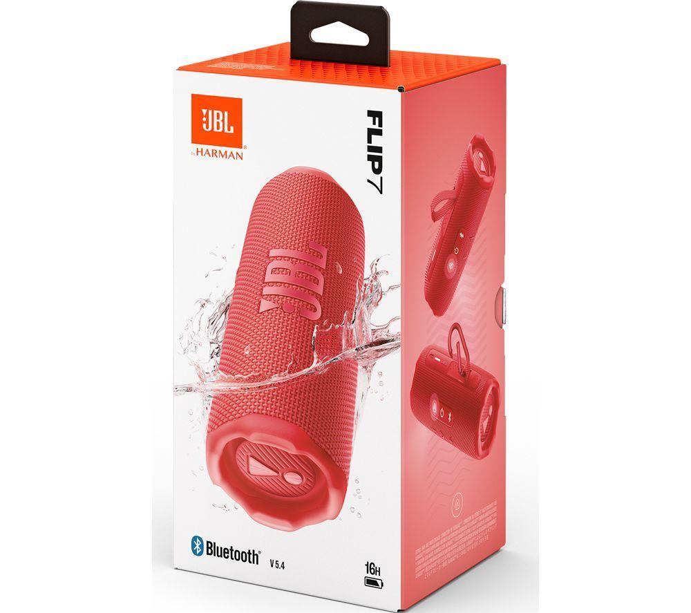 JBLFLIP7レッド Buy JBL Flip 7 Portable Bluetooth Speaker - Red | Currys