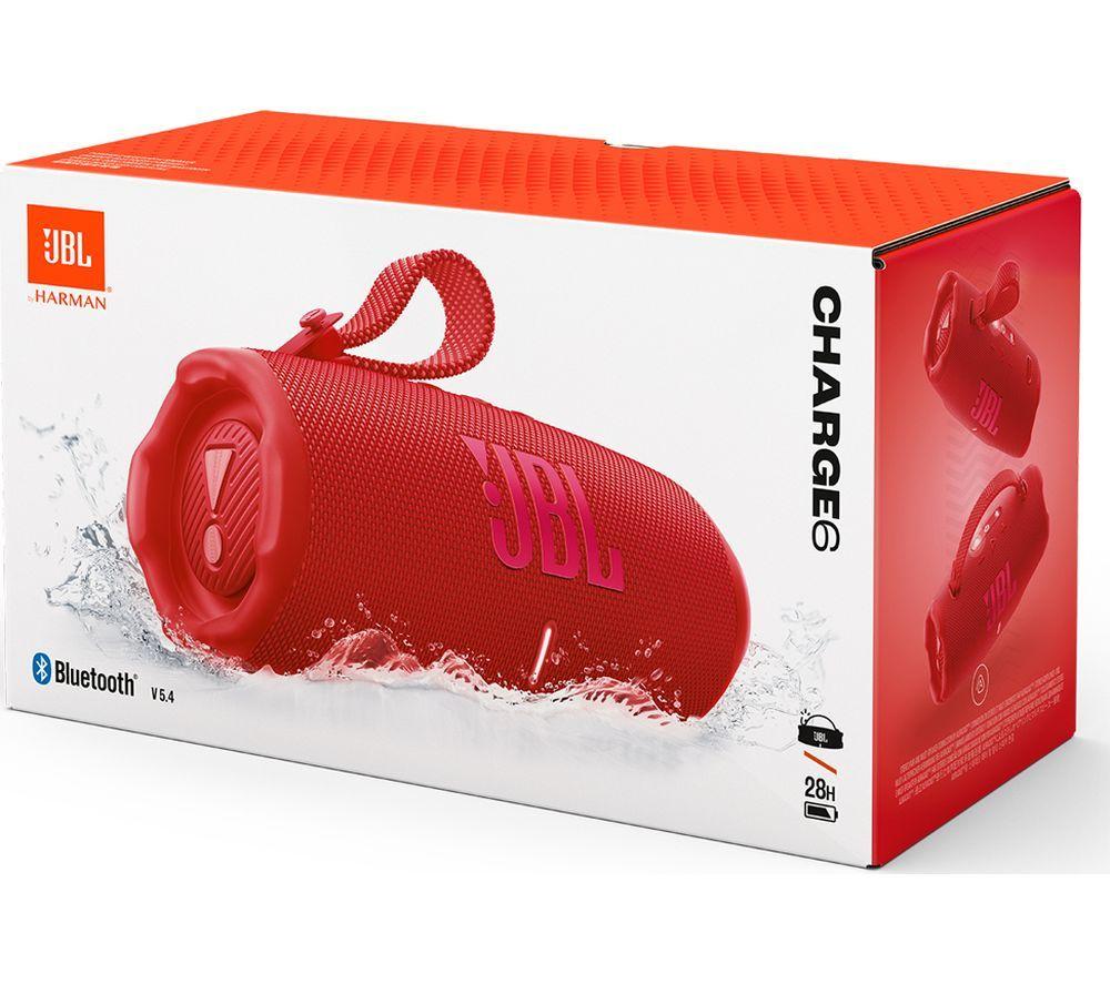 Buy JBL Charge 6 Portable Bluetooth Speaker - Red | Currys