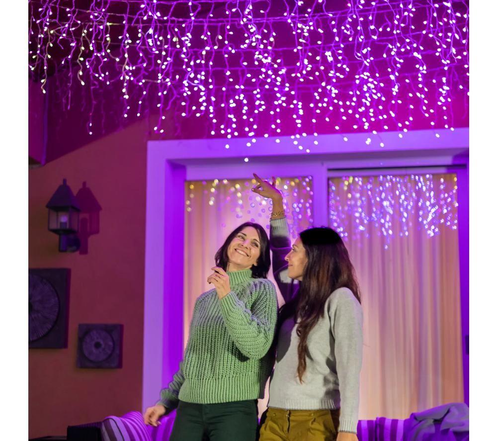 TWINKLY Icicle Smart LED Light String - 190 LEDs image number 2 of 9