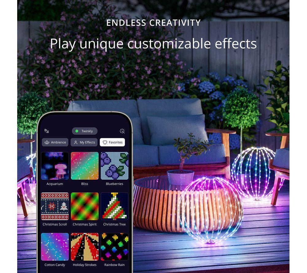 TWINKLY TW3DB210SPP-TUK Sphere Smart LED light - 200 LEDs image number 7 of 9