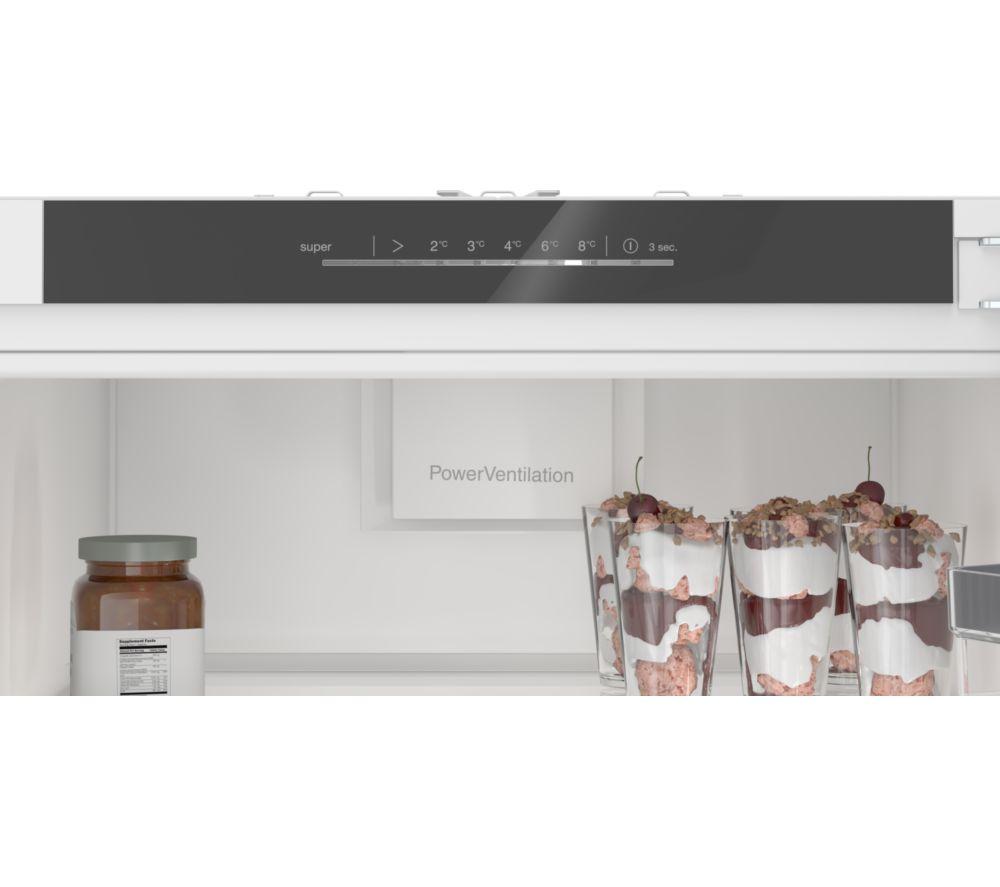 BOSCH Series 4 KIR81VFE0G Integrated Tall Fridge - Fixed Hinge image number 2 of 10