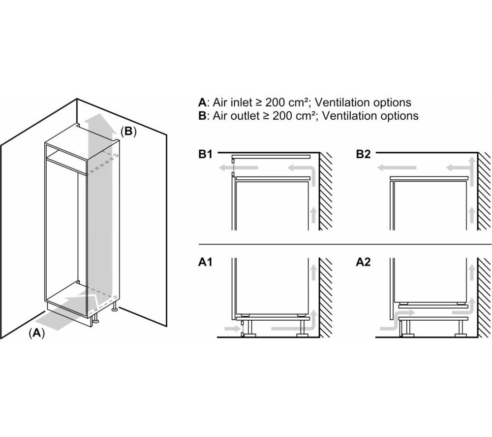 BOSCH Series 4 KIR81VFE0G Integrated Tall Fridge - Fixed Hinge image number 7 of 10