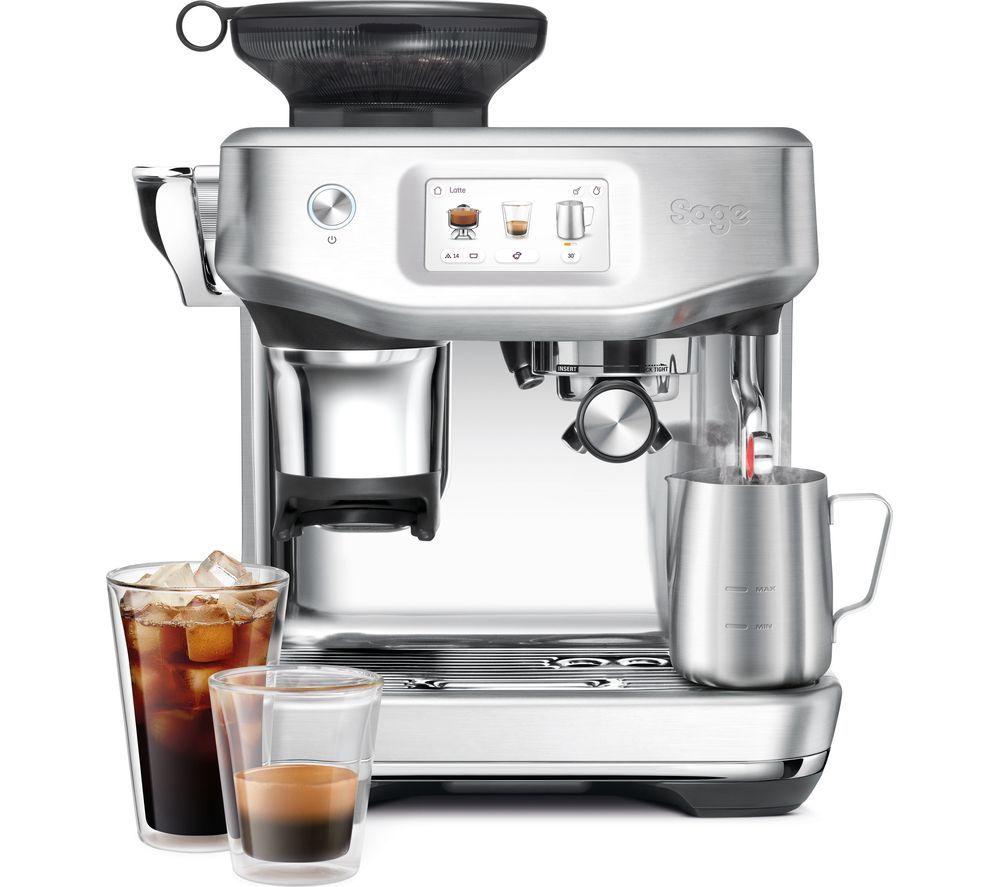 SAGE the Barista Touch Impress SES882 Bean to Cup Coffee Machine - Stainless Steel