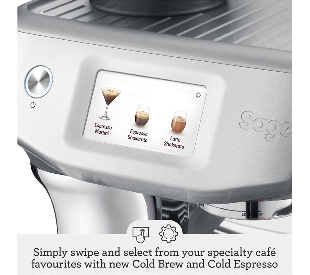 SAGE the Barista Touch Impress SES882 Bean to Cup Coffee Machine - Stainless Steel image number 7 of 13