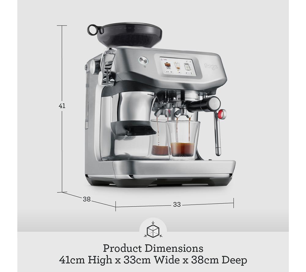 SAGE the Barista Touch Impress SES882 Bean to Cup Coffee Machine - Stainless Steel image number 10 of 13