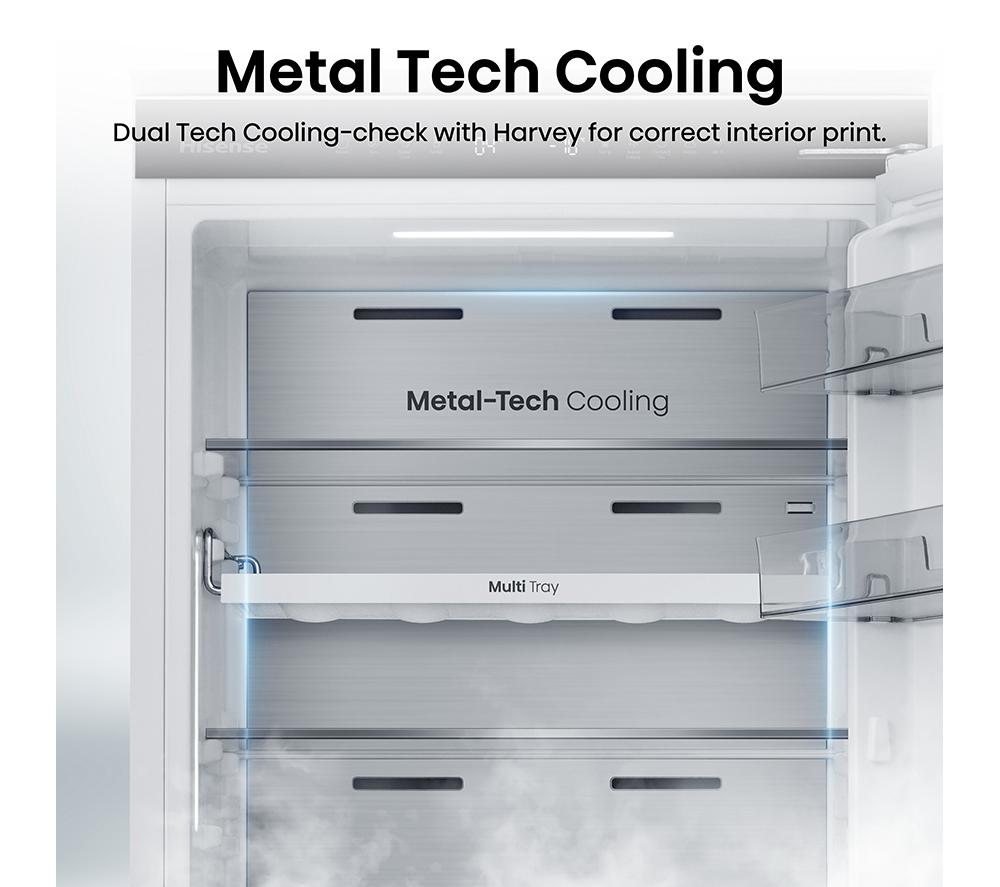 HISENSE RB3B250SAWE1 Integrated Smart 60/40 Fridge Freezer - Sliding Hinge image number 5 of 14
