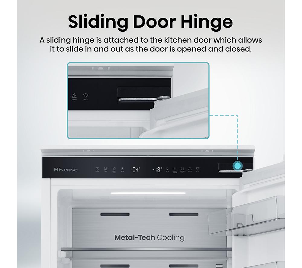 HISENSE RB3B250SAWE1 Integrated Smart 60/40 Fridge Freezer - Sliding Hinge image number 11 of 14
