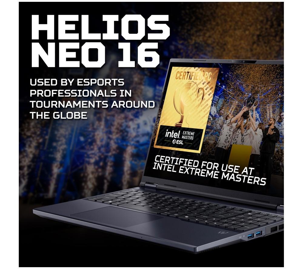 ACER Predator Helios Neo 16 AI 16" Gaming Laptop - Intel&reg; Core&trade; Ultra 9, RTX 5070 Ti, 1 TB SSD image number 3 of 14