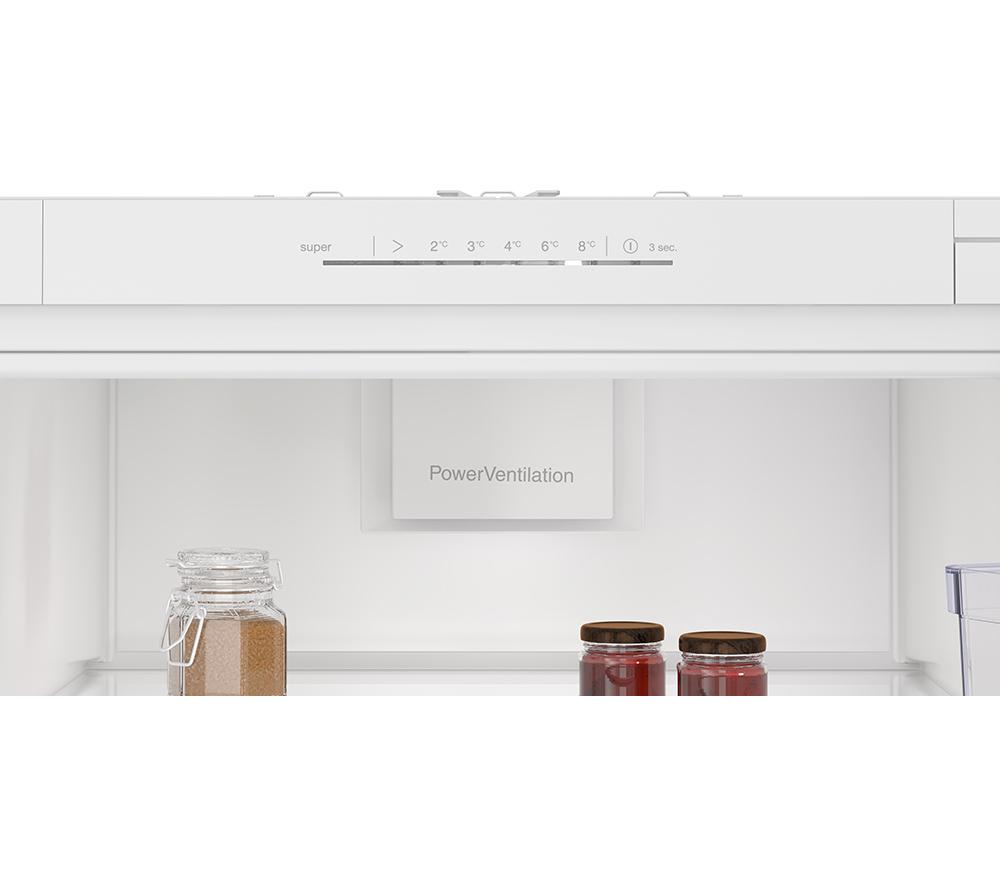 NEFF N30 KI1811SE0G Integrated Tall Fridge - Sliding Hinge image number 2 of 8
