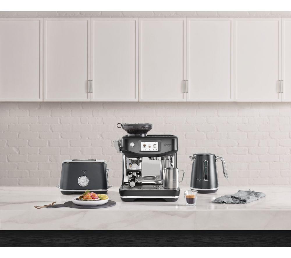 SAGE the Barista Touch Impress SES882 Bean to Cup Coffee Machine - Black & Stainless Steel image number 5 of 7