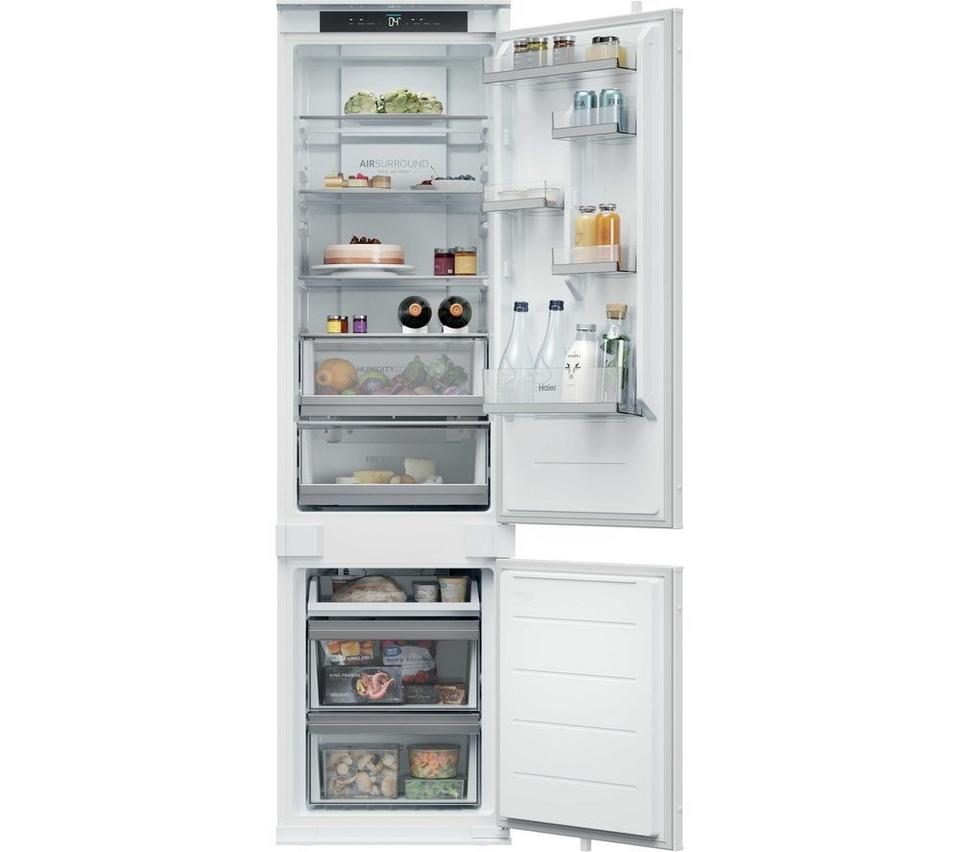 HAIER HBQW5519EK-UK Integrated Smart 70/30 Fridge Freezer - Sliding Hinge