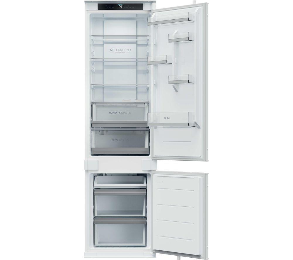 HAIER HBQW5519EK-UK Integrated Smart 70/30 Fridge Freezer - Sliding Hinge image number 2 of 3