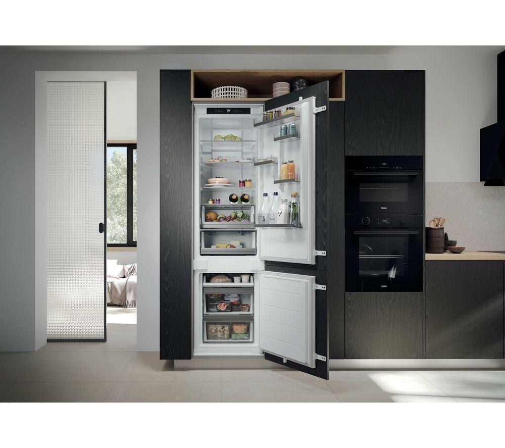 HAIER HBQW5519EK-UK Integrated Smart 70/30 Fridge Freezer - Sliding Hinge image number 3 of 3