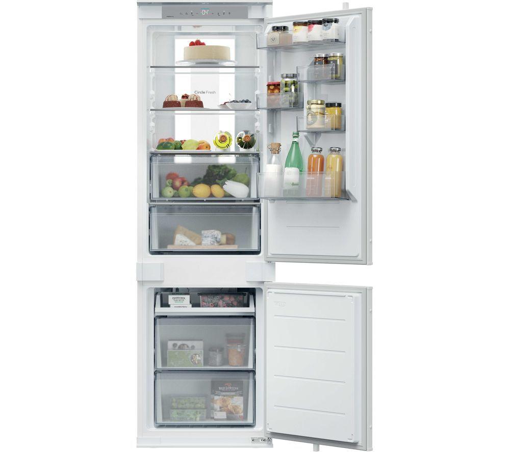 HOOVER HONBQT5518DK Integrated Smart 70/30 Fridge Freezer – Sliding Hinge, White