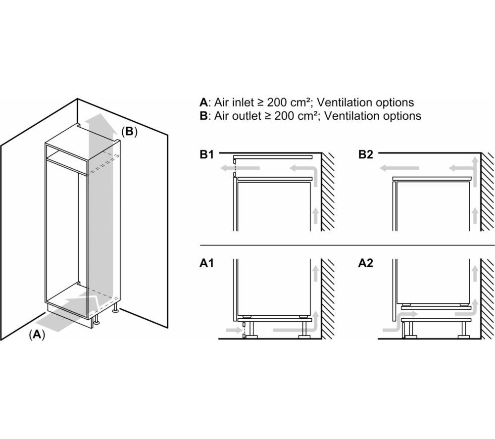 NEFF N50 KI1812FE0G Integrated Tall Fridge - Fixed Hinge image number 6 of 11