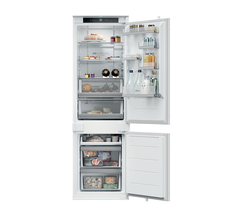 HAIER HBQW5518EK-UK Integrated Smart 70/30 Fridge Freezer - Sliding Hinge