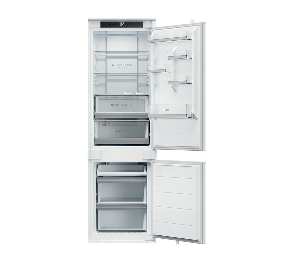 HAIER HBQW5518EK-UK Integrated Smart 70/30 Fridge Freezer - Sliding Hinge image number 2 of 24