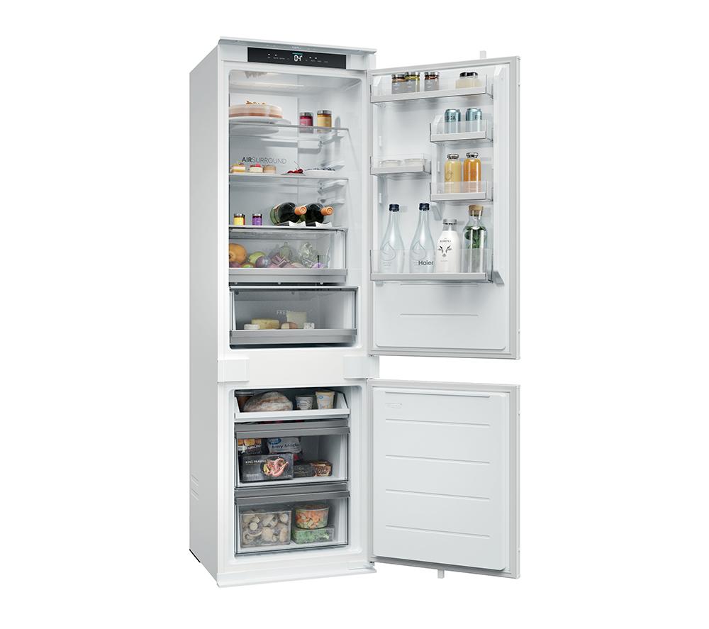 HAIER HBQW5518EK-UK Integrated Smart 70/30 Fridge Freezer - Sliding Hinge image number 4 of 24