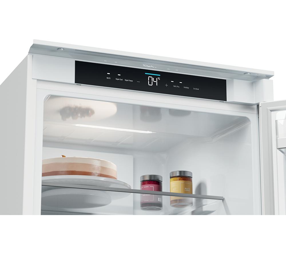 HAIER HBQW5518EK-UK Integrated Smart 70/30 Fridge Freezer - Sliding Hinge image number 6 of 24