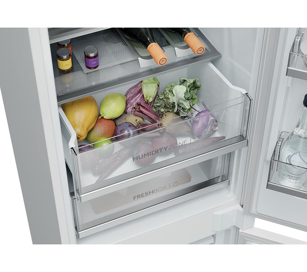 HAIER HBQW5518EK-UK Integrated Smart 70/30 Fridge Freezer - Sliding Hinge image number 9 of 24