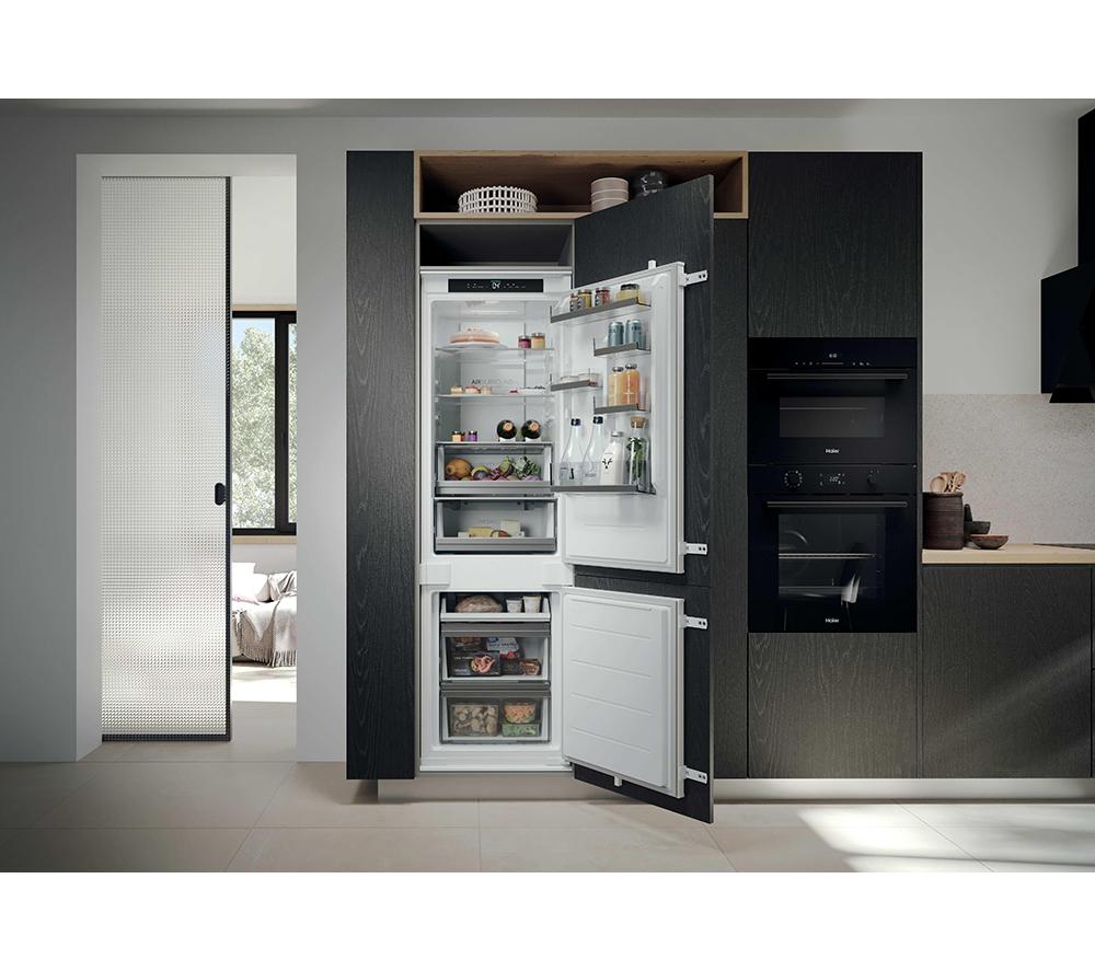 HAIER HBQW5518EK-UK Integrated Smart 70/30 Fridge Freezer - Sliding Hinge image number 12 of 24