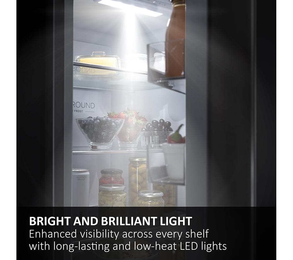 HAIER HBQW5518EK-UK Integrated Smart 70/30 Fridge Freezer - Sliding Hinge image number 17 of 24