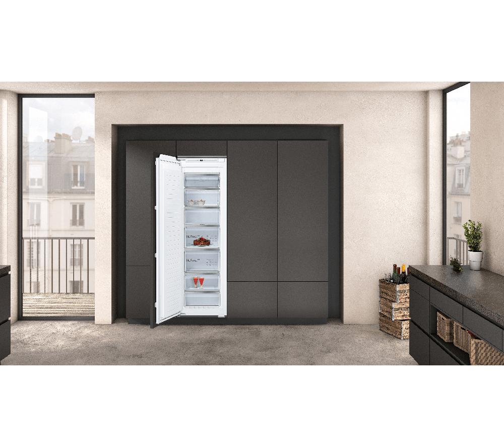 NEFF N90 GI7815CE0G Integrated Tall Freezer - Fixed Hinge image number 2 of 17