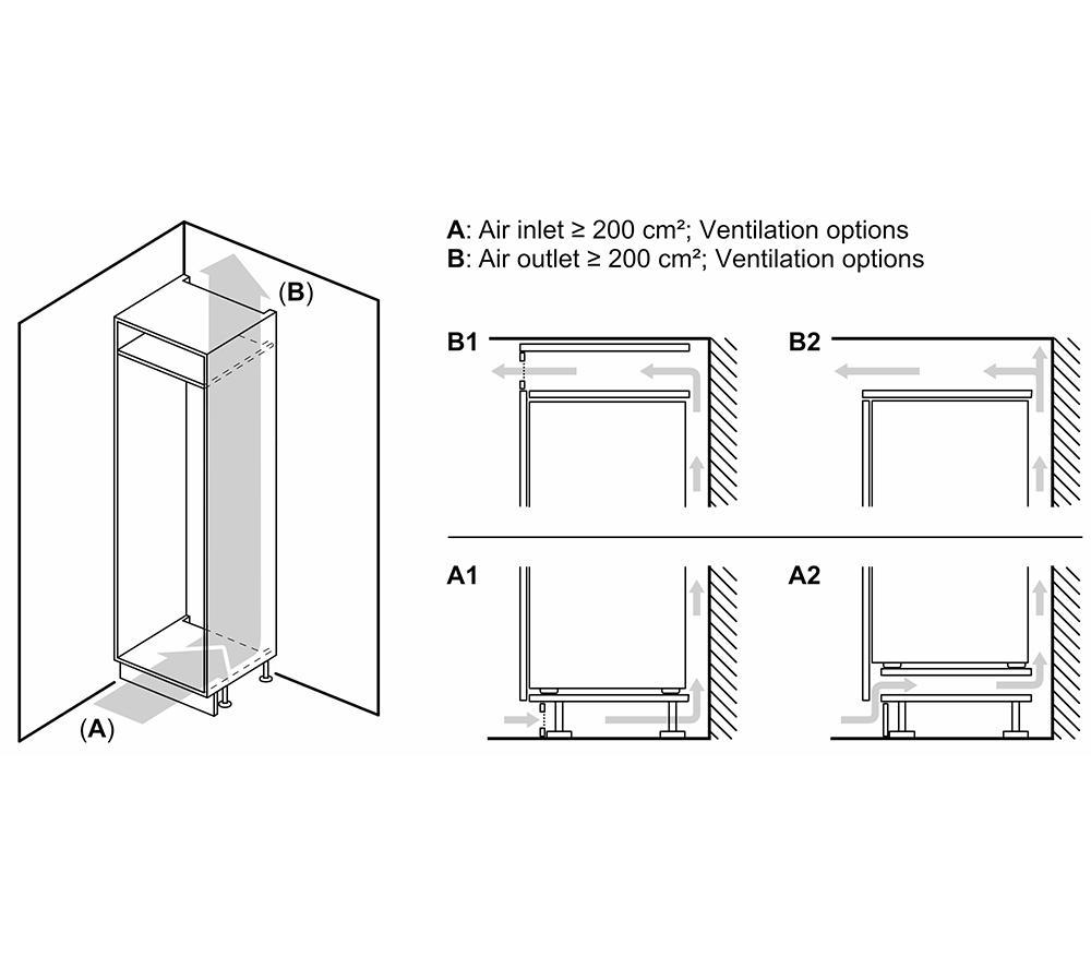 NEFF N90 GI7815CE0G Integrated Tall Freezer - Fixed Hinge image number 7 of 17
