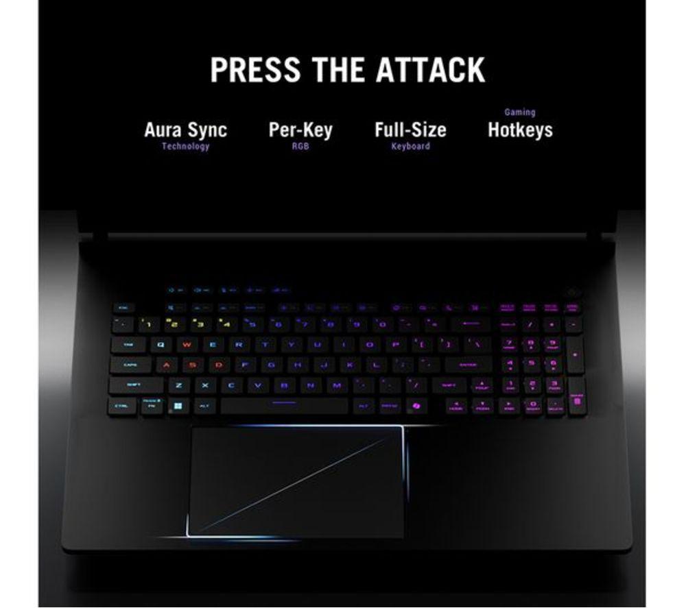 ASUS ROG Strix SCAR 18 18" Refurbished Gaming Laptop - Intel&reg; Core&trade; Ultra 9, RTX 5080, 2 TB SSD (Excellent Condition) image number 10 of 18