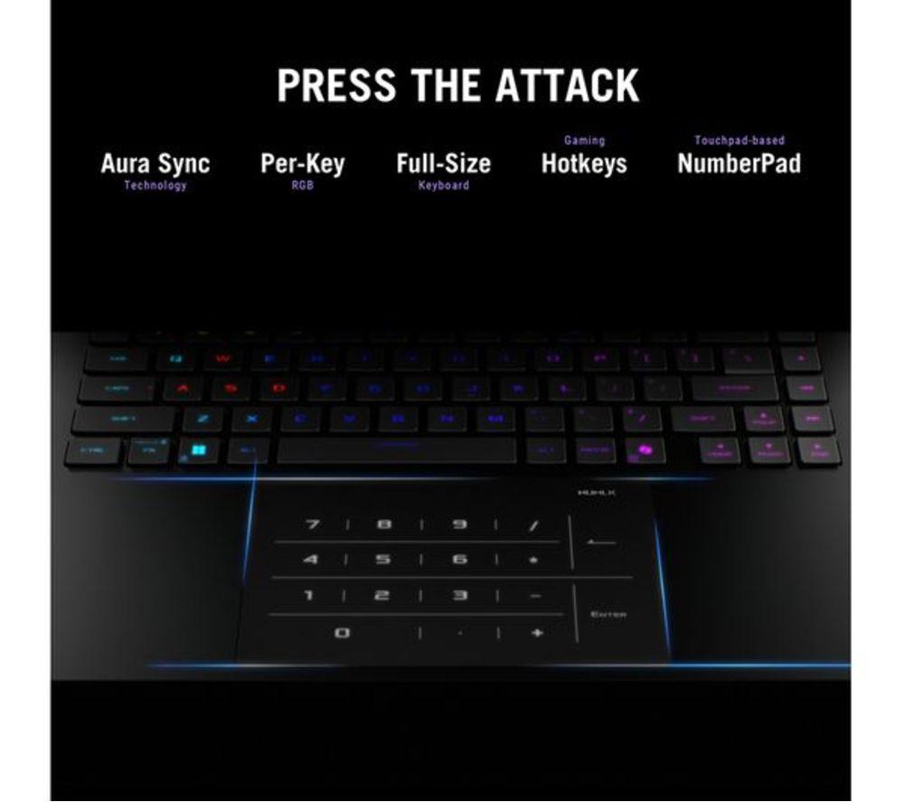 ASUS ROG Strix SCAR 18 18" Refurbished Gaming Laptop - Intel&reg; Core&trade; Ultra 9, RTX 5080, 2 TB SSD (Excellent Condition) image number 13 of 18