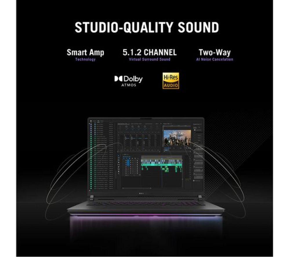 ASUS ROG Strix SCAR 18 18" Refurbished Gaming Laptop - Intel&reg; Core&trade; Ultra 9, RTX 5080, 2 TB SSD (Excellent Condition) image number 14 of 18
