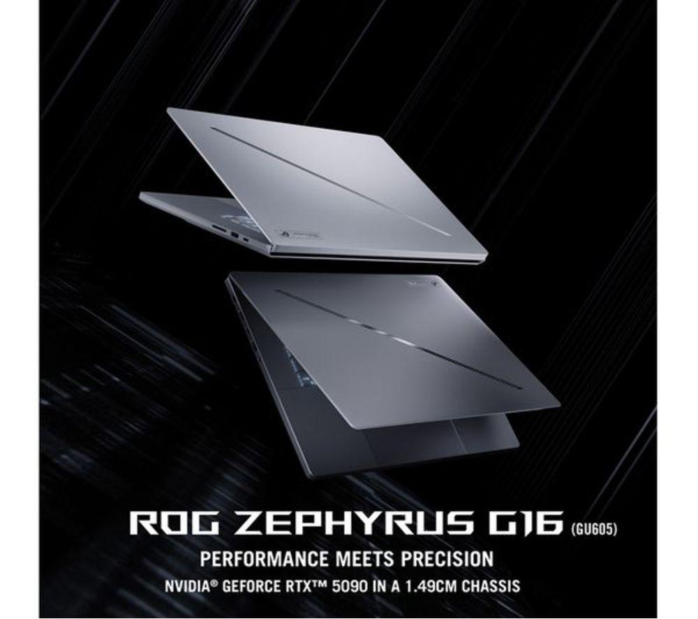 ASUS ROG Zephyrus G16 16" Refurbished Gaming Laptop - Intel&reg; Core&trade; Ultra 9, RTX 5090, 2 TB SSD (Excellent Condition) image number 8 of 18