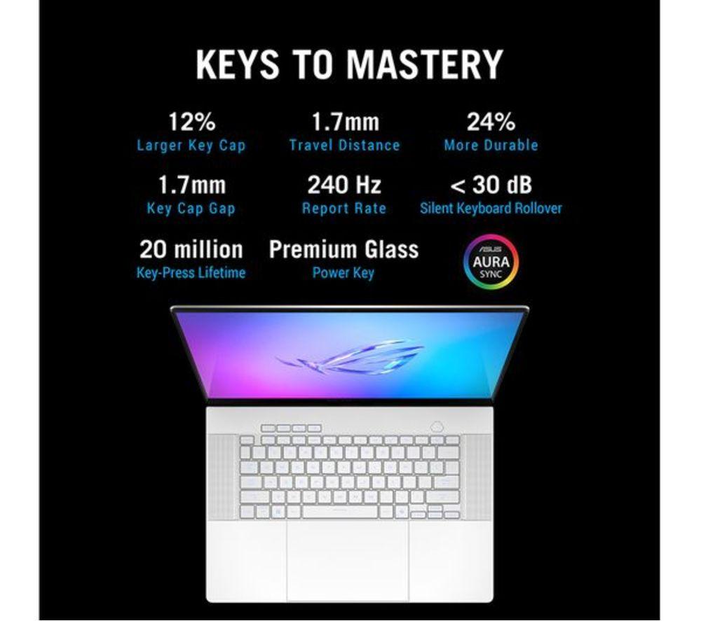 ASUS ROG Zephyrus G16 16" Refurbished Gaming Laptop - Intel&reg; Core&trade; Ultra 9, RTX 5090, 2 TB SSD (Excellent Condition) image number 13 of 18