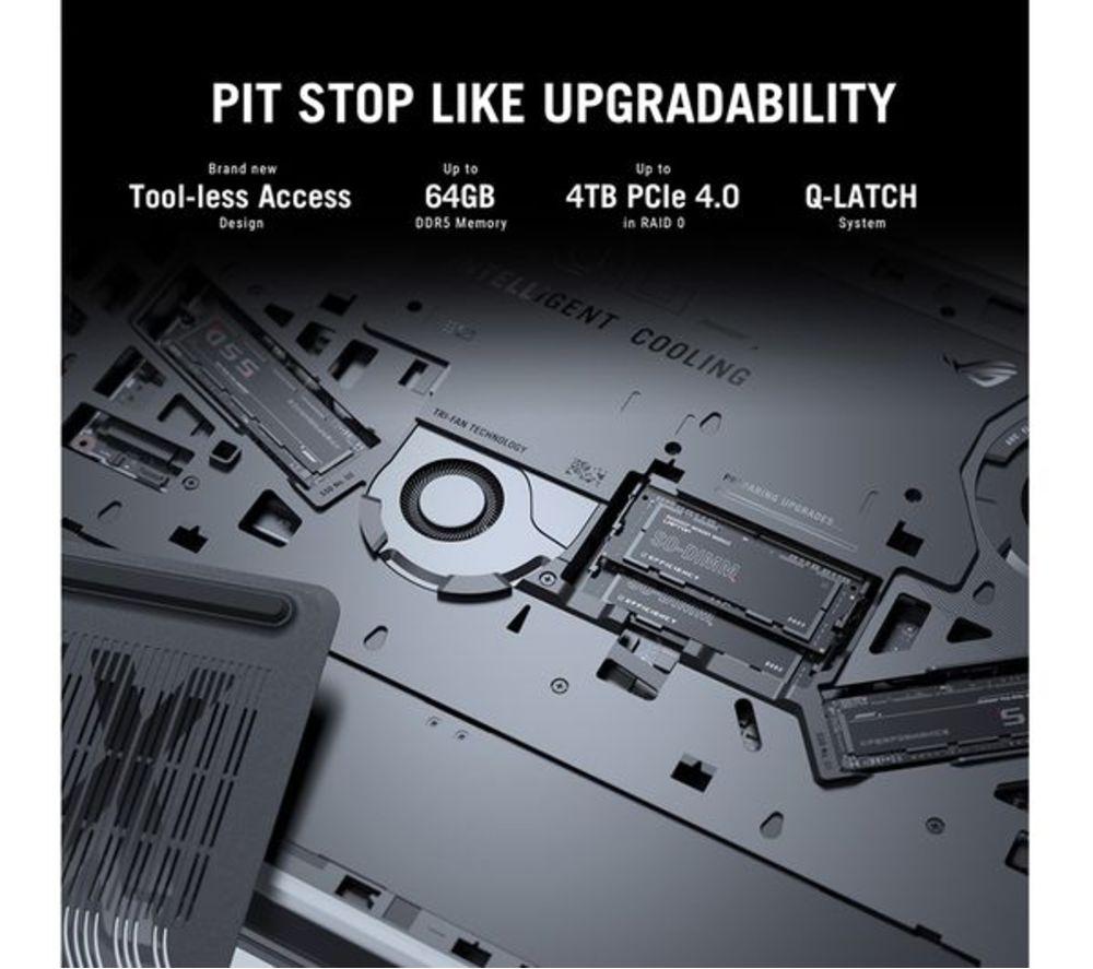 ASUS ROG Strix SCAR 18 18" Refurbished Gaming Laptop - Intel&reg; Core&trade; Ultra 9, RTX 5090, 4 TB SSD (Excellent Condition) image number 13 of 16