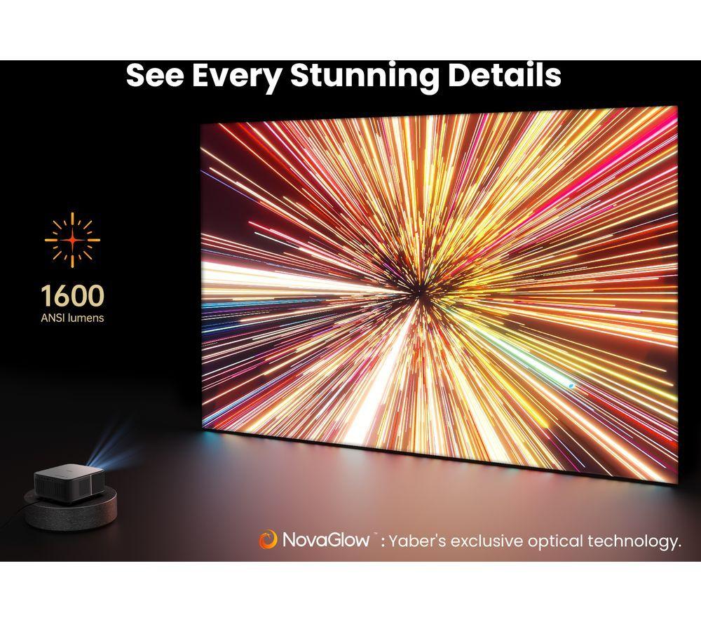 YABER K3 Pro Smart Full HD Home Cinema Projector & Subwoofer image number 6 of 9